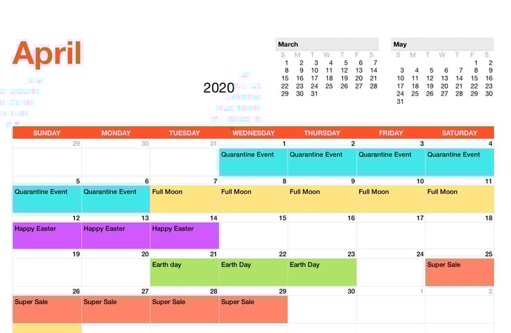 EK Event Schedule_April_2020