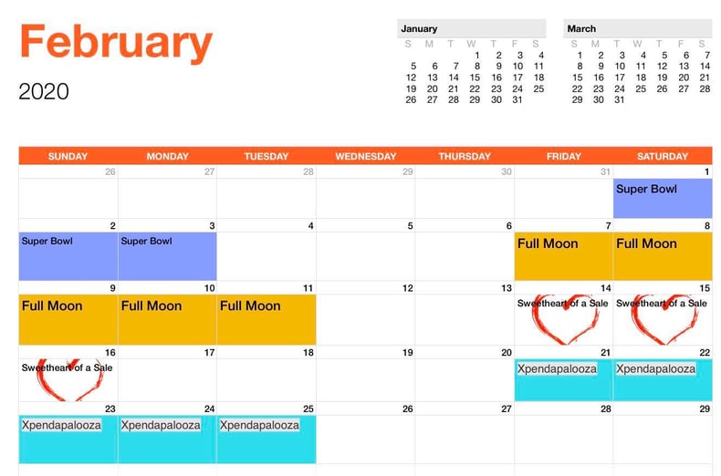 EK Event Schedule_February_2020