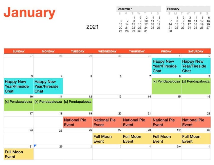 EK Event Schedule_January_2021