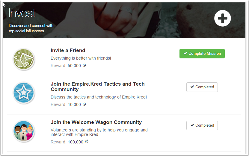 invest : Steps Review